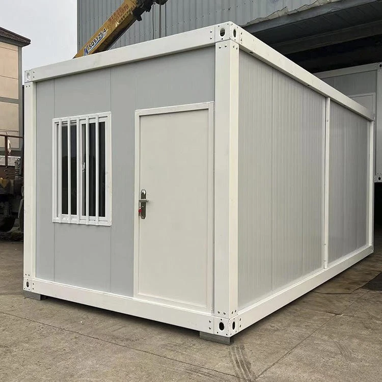 This is a simple tiny container house with one door and two windows that can be adapted to any scene.